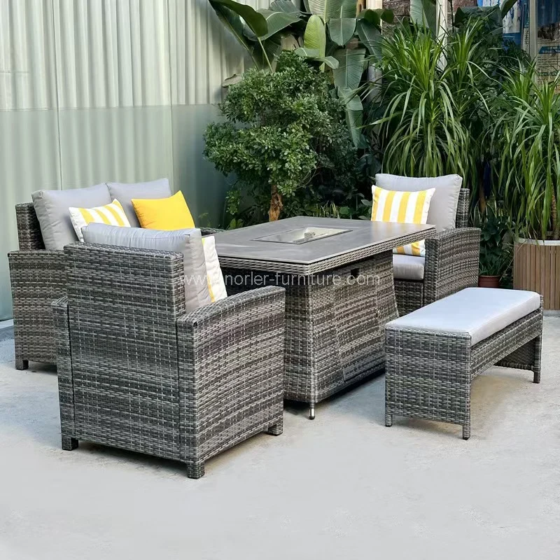 Kanpoko sofa multzoa