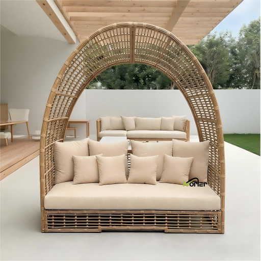 Serie berrien aurkezpena: 2025 Kanpoko Rattan Sofa Premium Ofizialki eskuragarri! Serie berrien aurkezpena: 2025 Kanpoko Rattan Sofa Premium Ofizialki eskuragarri!