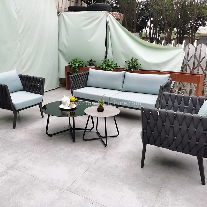Eguraldi erresistentea Kanpoko soka sofa